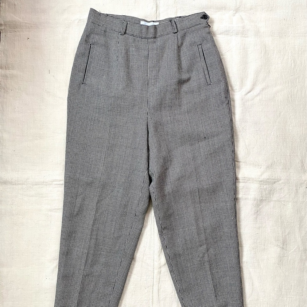 VTG Pure Wool Houndstooth Trousers